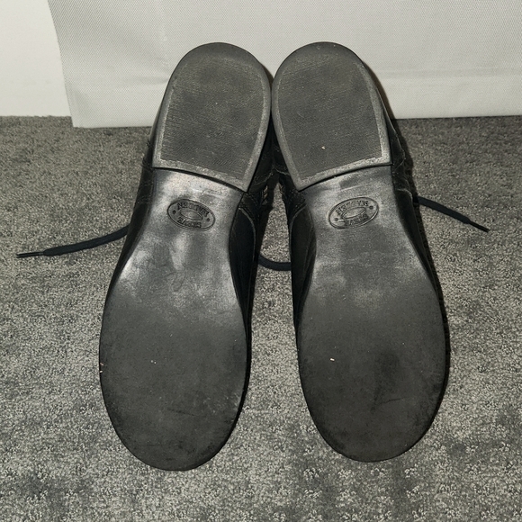 Steve Madden Troopa Black Leather Booties Size 7.5 - Picture 5 of 8